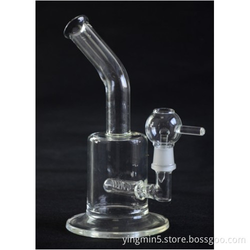 Glass Pipe Oil Rig Glass Oil Pipe Glass Smoking Pipe with Inline Diffuser 10 Inches High (GB-013)